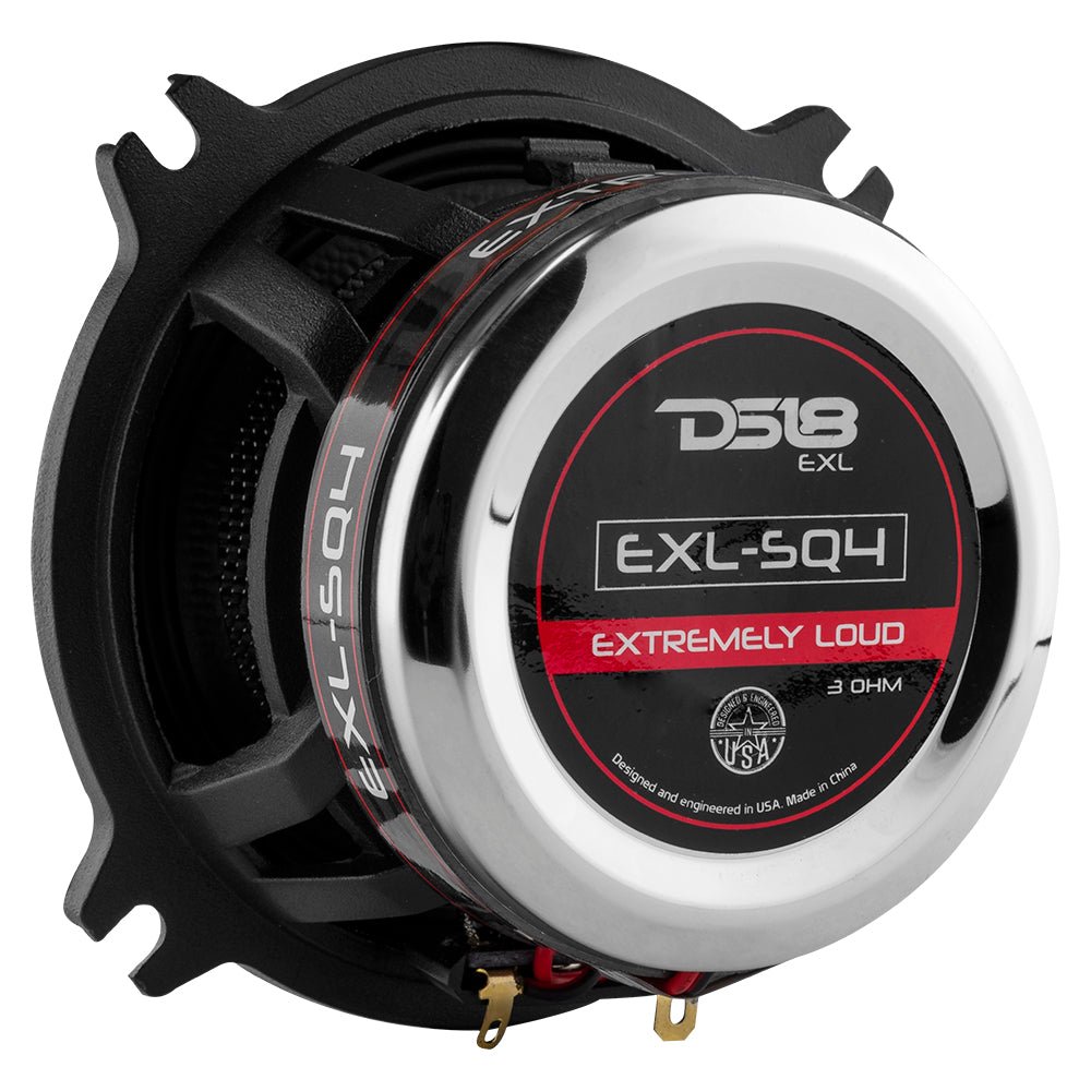 DS18 EXL 4" 2-Way Coaxial Speaker with Fiber Glass Cone | 60W RMS 3-Ohm