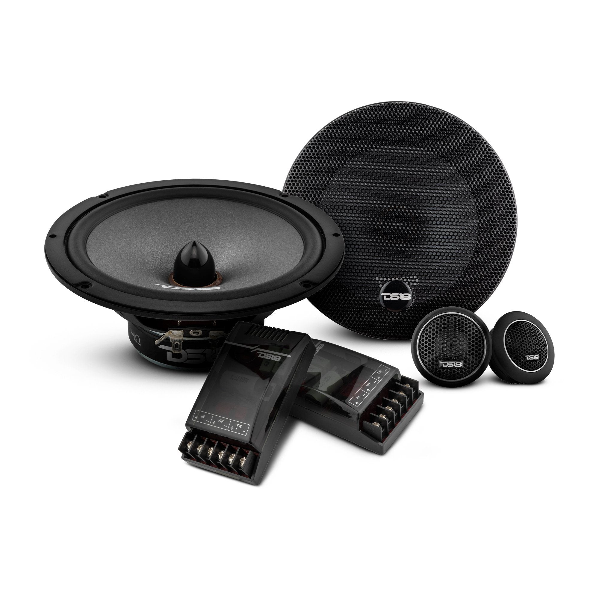 DS18 EXL 6.5" 2-Way Component Speaker System | 150W RMS 4-Ohm