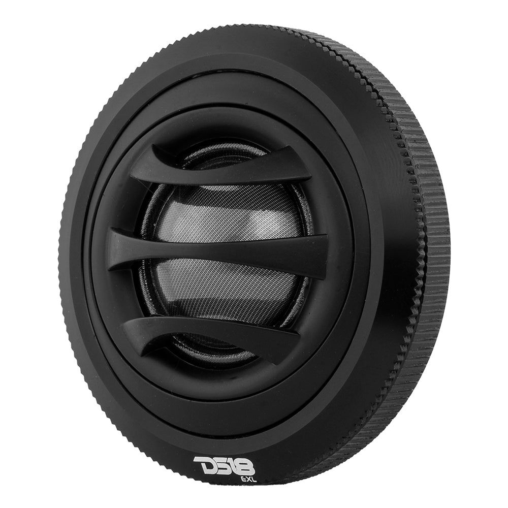 DS18 2.5" Dome Neodymium Tweeter with Aluminum Body 50 Watts 1" Silk 4-Ohm Vc