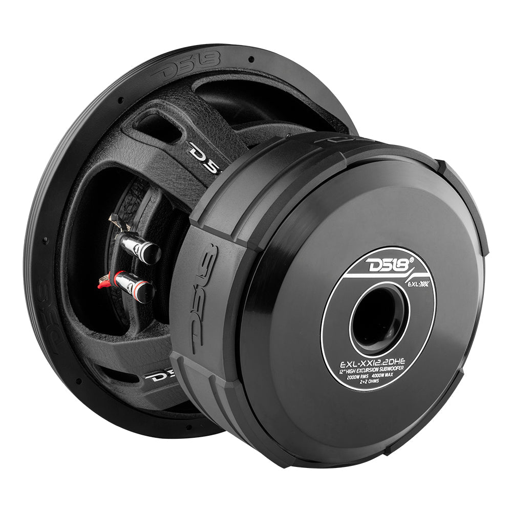 DS18 EXL XX 12" High Excursion Subwoofer 2000 Watts Rms DVC 2-Ohm