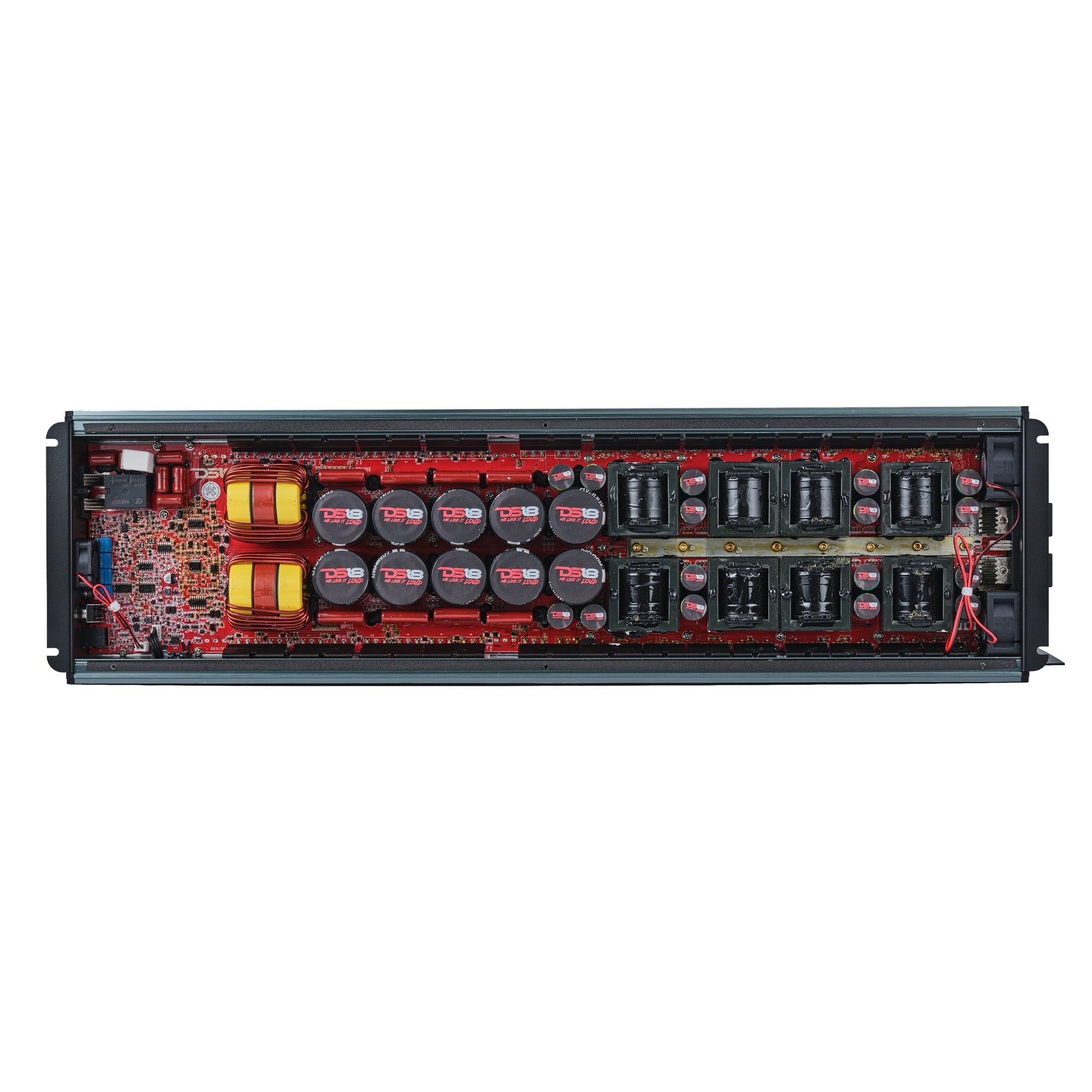 DS18 FRP-12K FRP Compact Full-Range Class D 1-Channel Amplifier 12,000 Watts Rms @ 1-Ohm — view 2 of 5