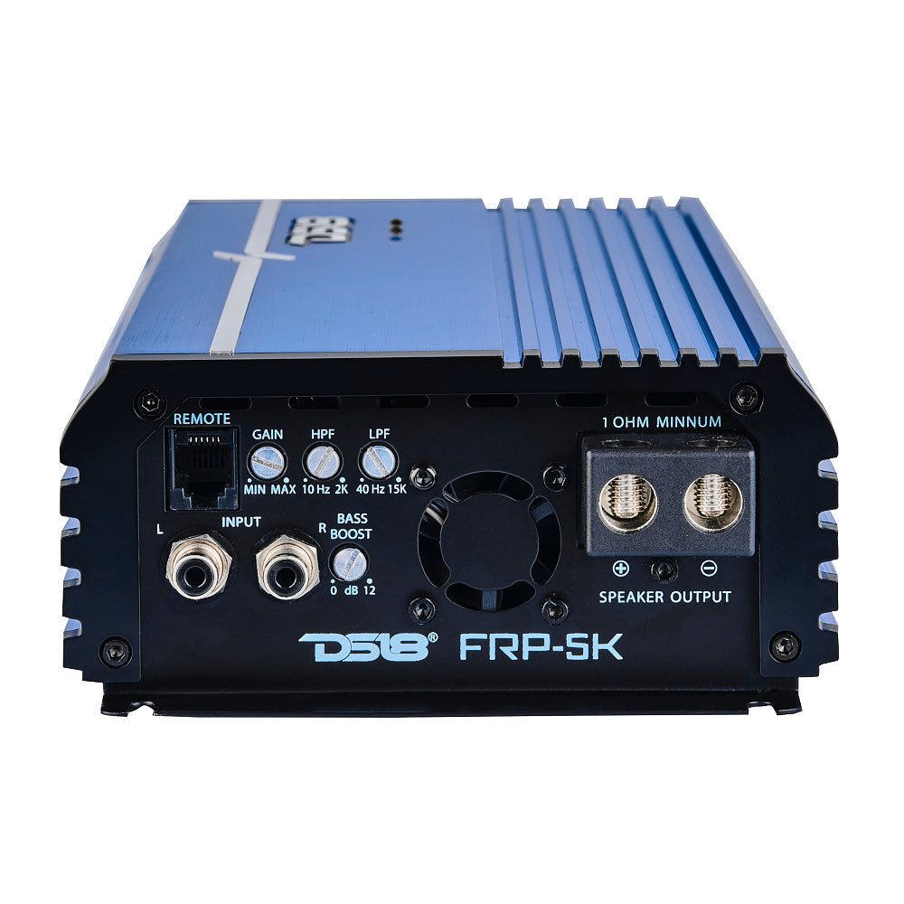 DS18 FRP Compact Full-Range Class D 1-Channel Amplifier 5,000 Watts Rms @ 1-Ohm