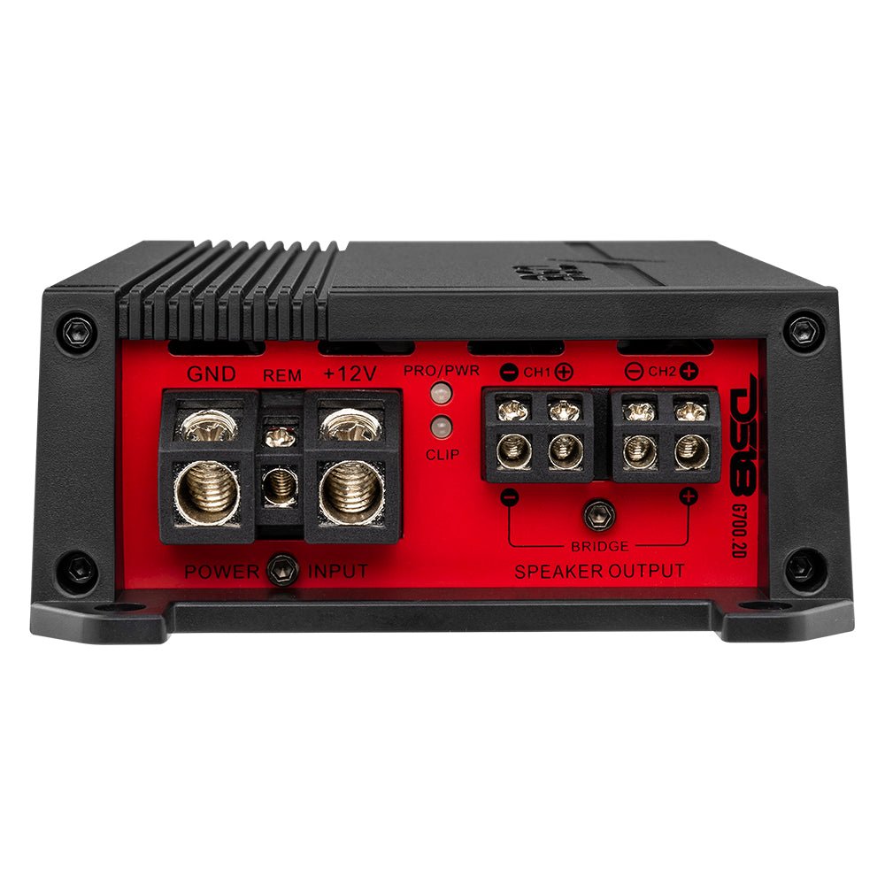 DS18 GEN-X Full-Range Class D 2-Channel Amplifier | 2 x 100W RMS @ 4 Ohm