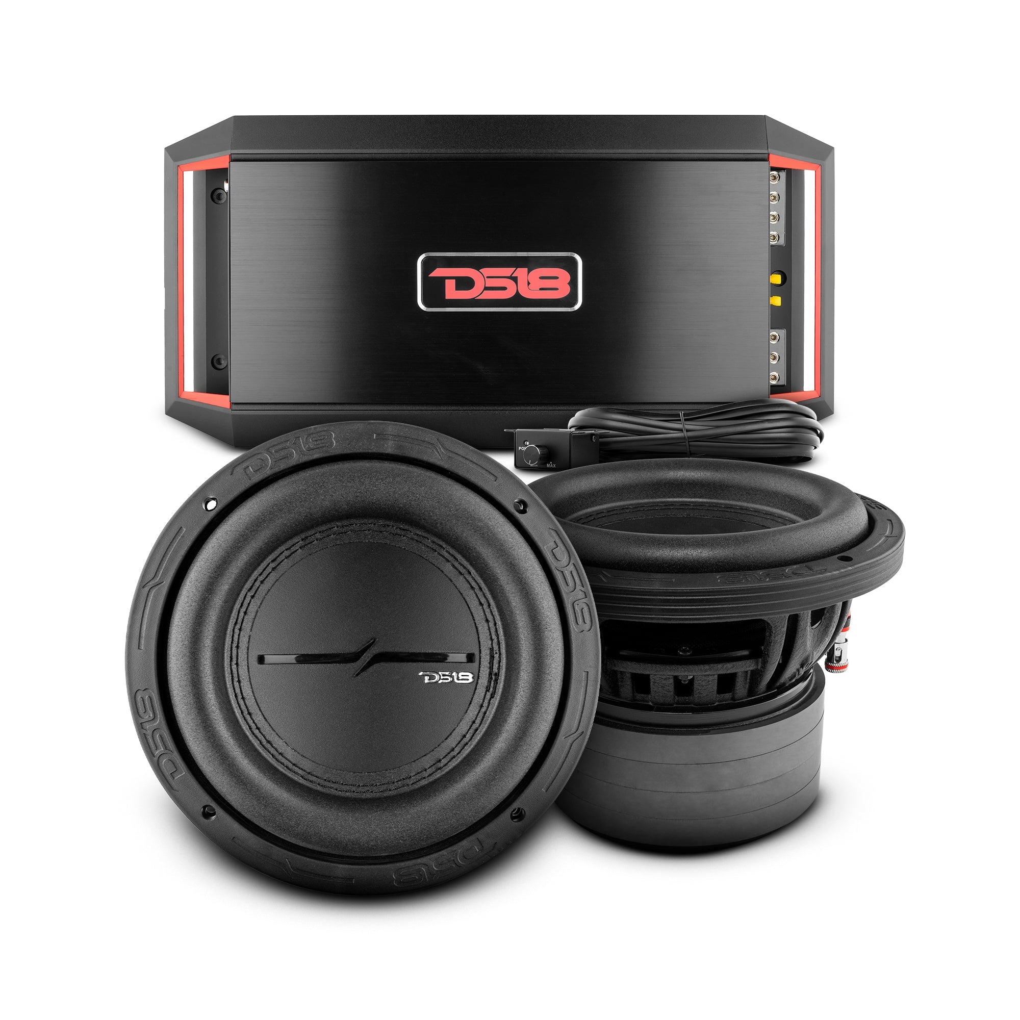 DS18 Bass Package - Pair of 6.5" Subwoofer ZXI6.2D and Amplifier GEN-X1200.1