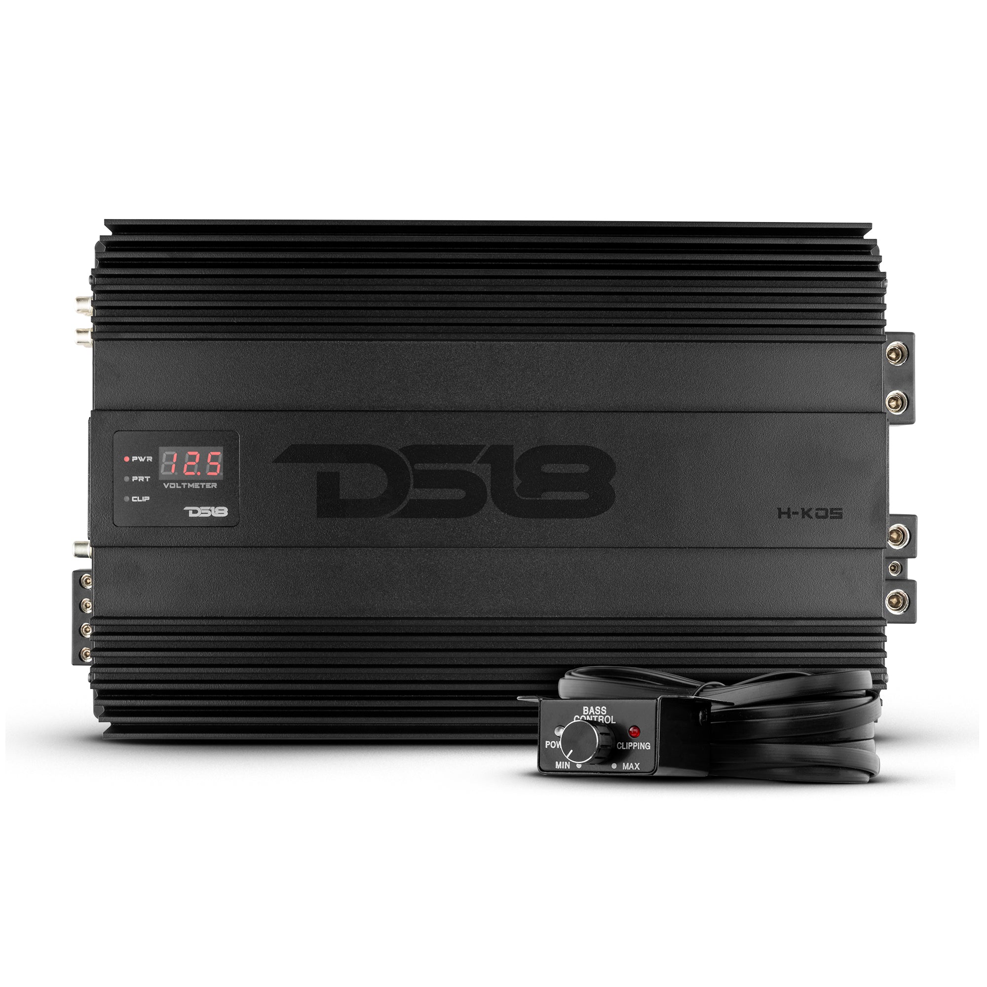 DS18 HOOLIGAN KO 1-Channel Amplifier with Voltmeter 5000 Watts Rms @ 1-Ohm Made In Korea