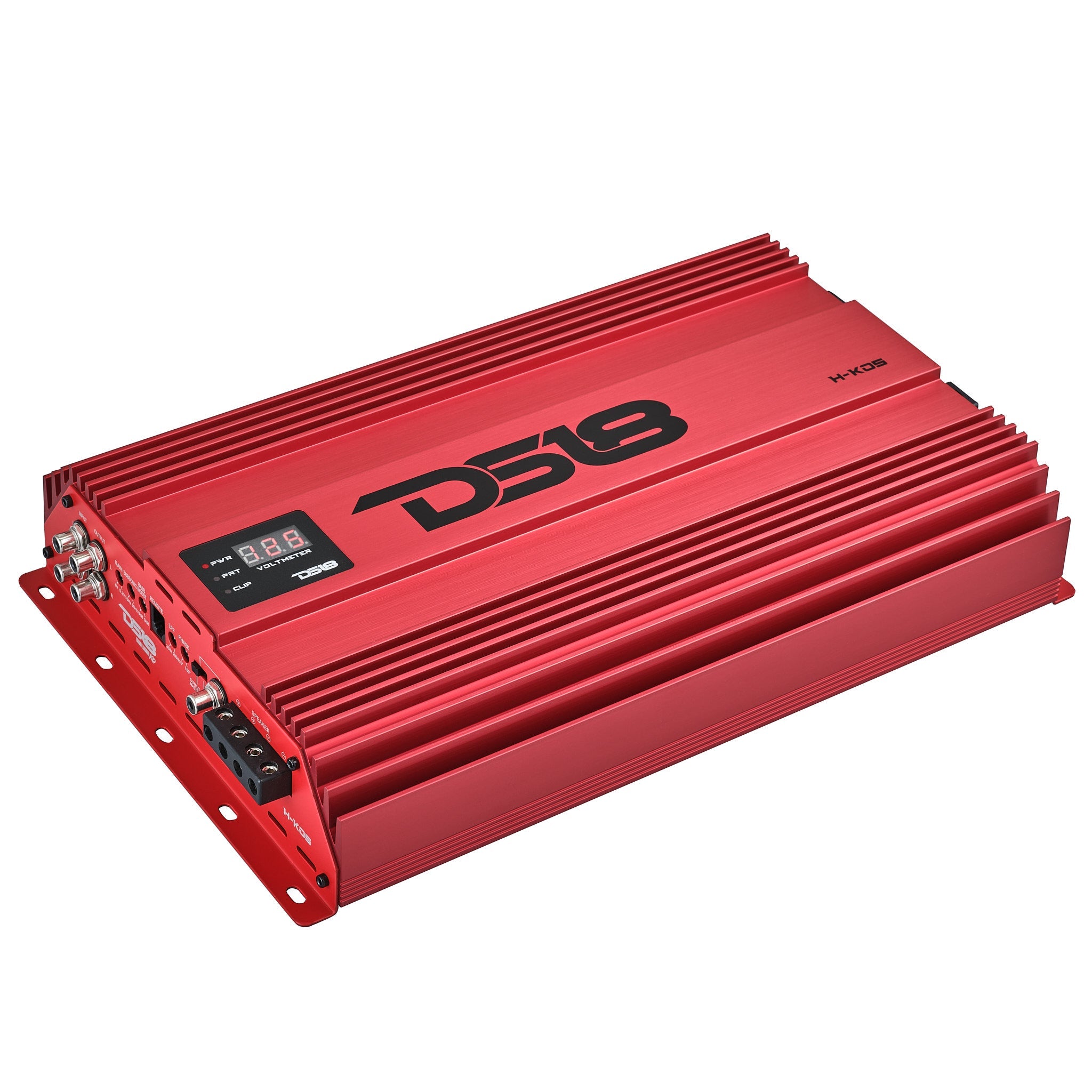 DS18 HOOLIGAN KO 1-Channel Amplifier with Voltmeter 5000 Watts Rms @ 1-Ohm Made In Korea