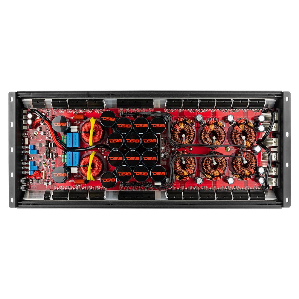 DS18 HOOLIGAN KO Gold 1-Channel Amplifier with Voltmeter 10000 Watts Rms @ 1-Ohm Made In Korea