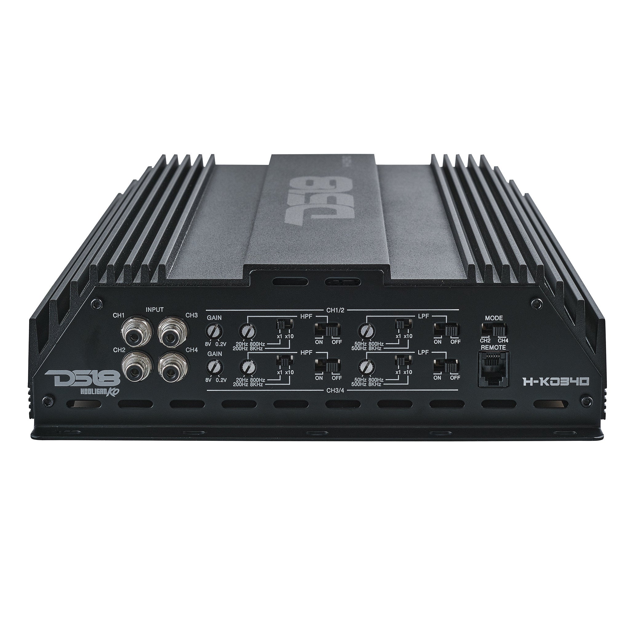 DS18 HOOLIGAN KO Full Range Class D 4-Channel Amplifier 4 x 300 Watts Rms @ 4-Ohm Made In Korea