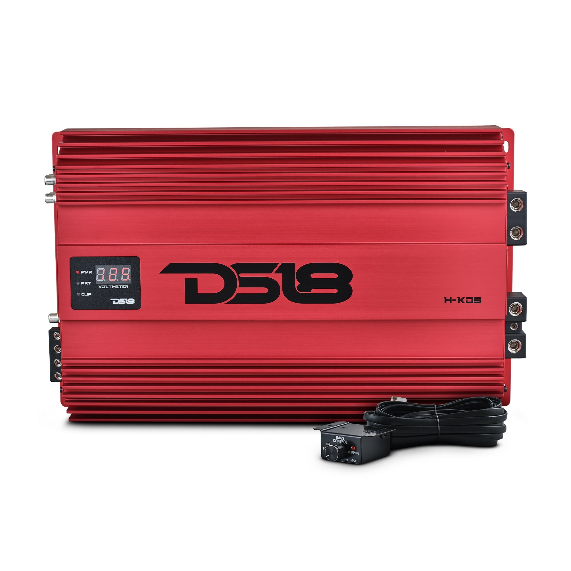 DS18 HOOLIGAN KO 1-Channel Amplifier with Voltmeter 5000 Watts Rms @ 1-Ohm Made In Korea