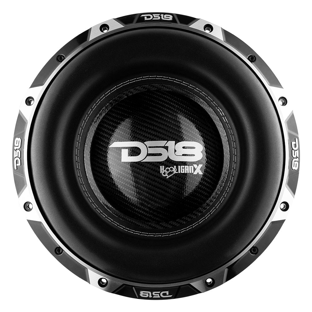 DS18 HOOLIGAN X 12" High Excursion Subwoofer 4000 Watts Rms 4" DVC 1-Ohm