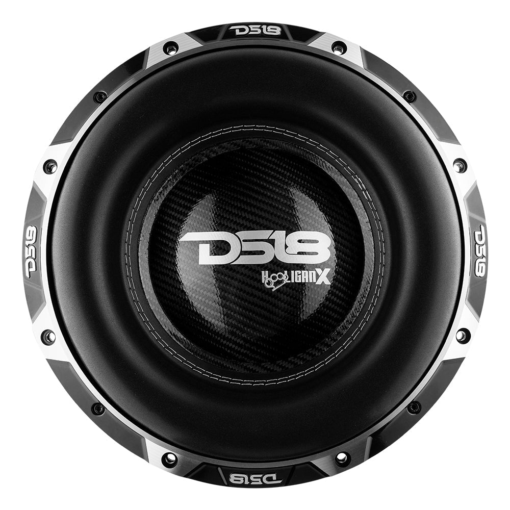 DS18 HOOLIGAN X 12" High Excursion Subwoofer 4000 Watts Rms 4" DVC 2-Ohm
