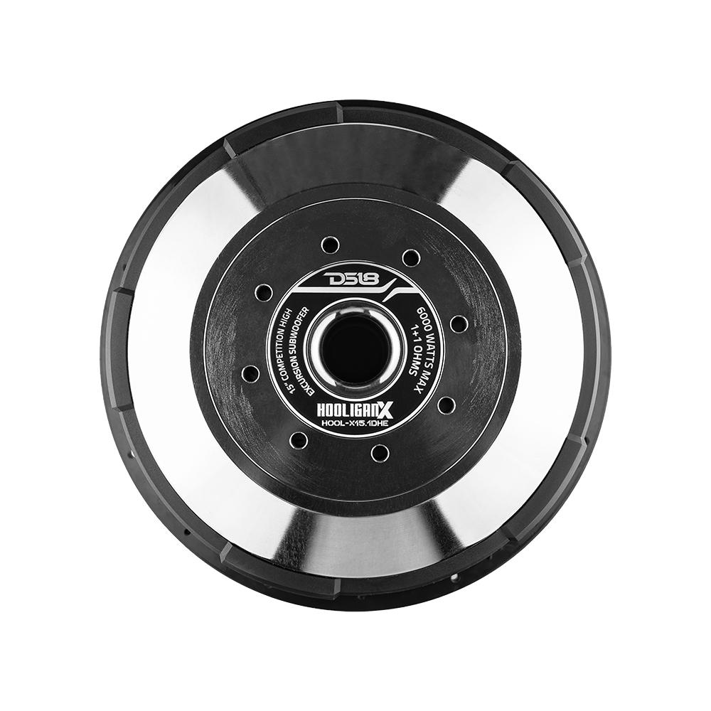 DS18 HOOLIGAN X 15" High Excursion Subwoofer 4000 Watts Rms 4" DVC 1-Ohm