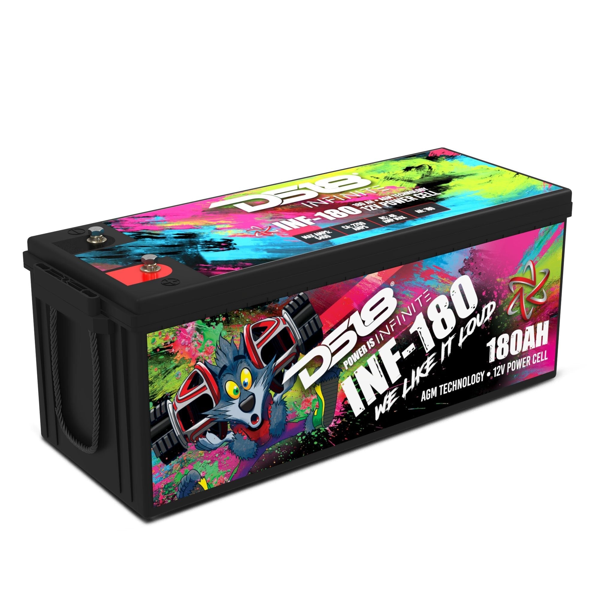 DS18 INFINITE 180 AH AGM Power Cell 12 Volt Battery