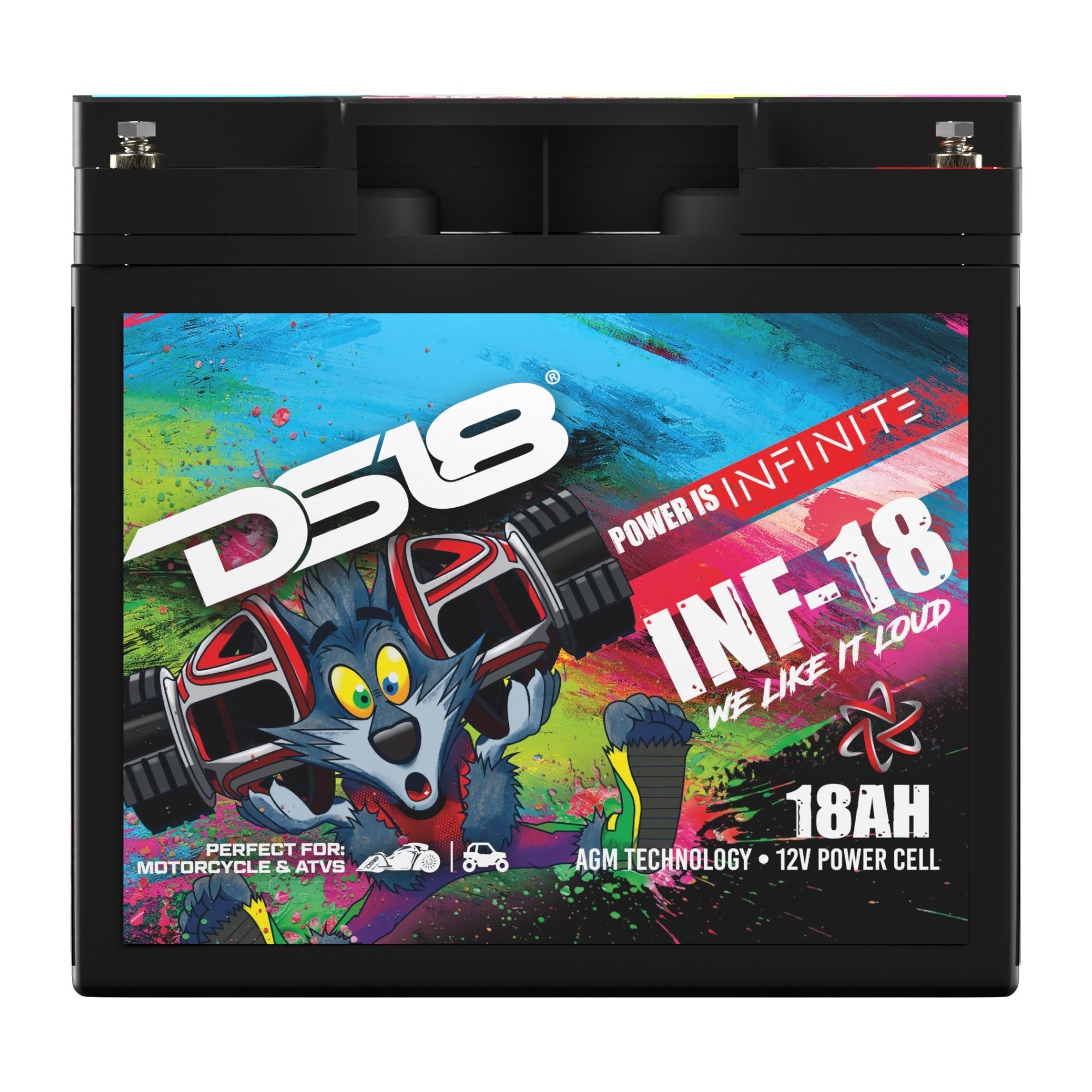 DS18 INFINITE 18 AH AGM Power Cell 12 Volt Battery
