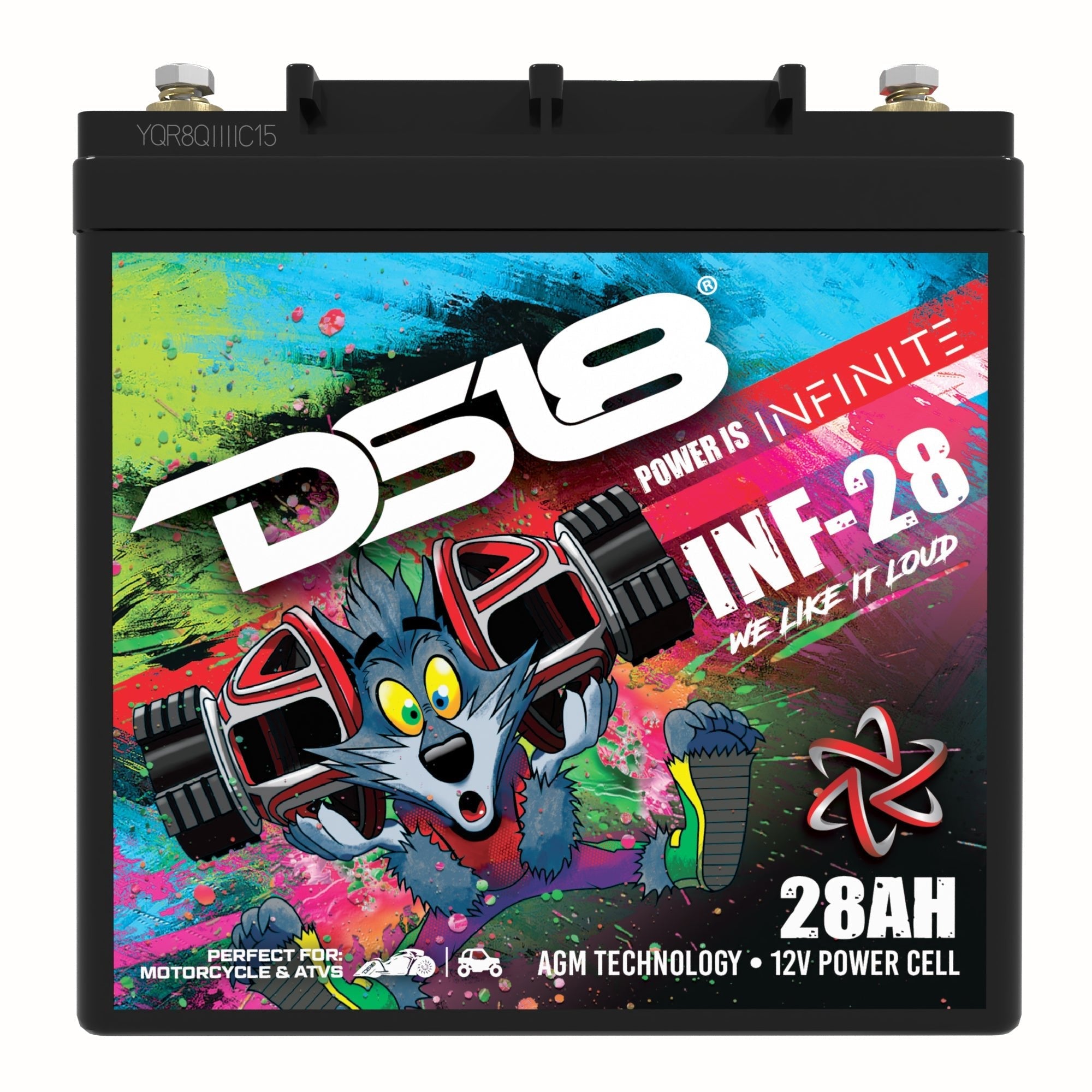 DS18 INFINITE 28 AH AGM Power Cell 12 Volt Battery