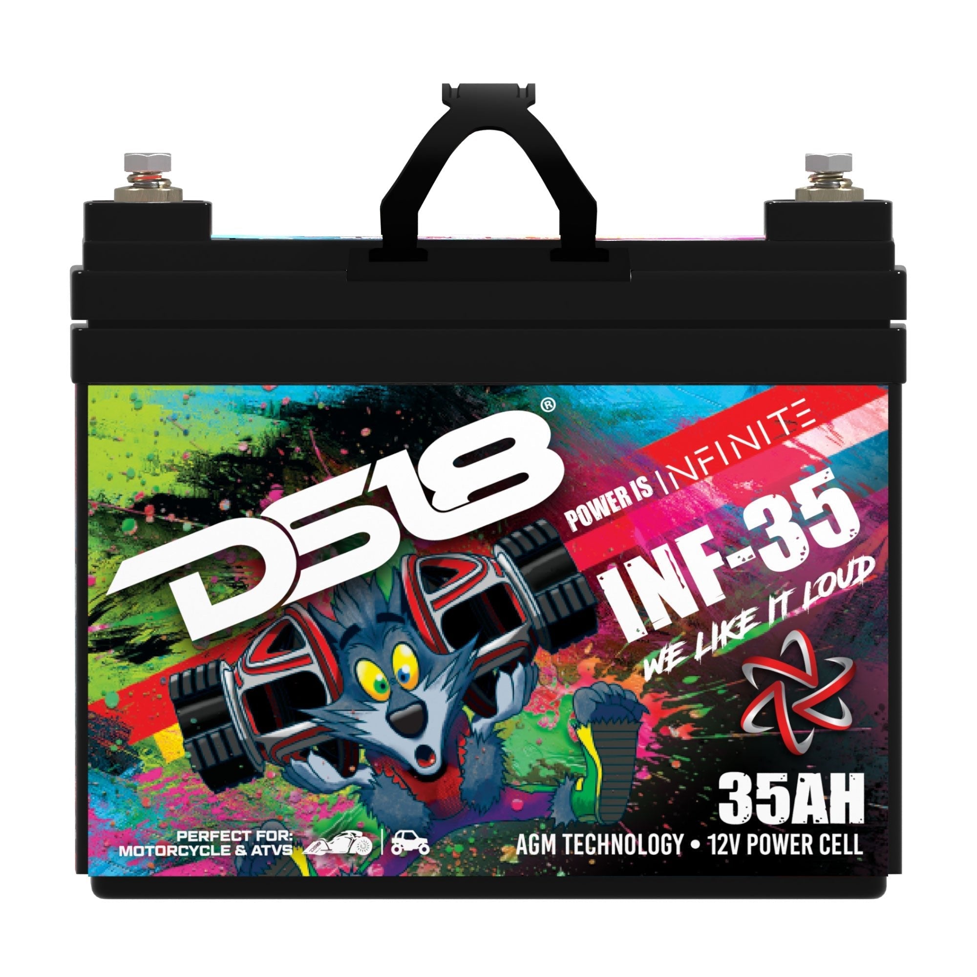 DS18 INFINITE 35 AH AGM Power Cell 12 Volt Battery