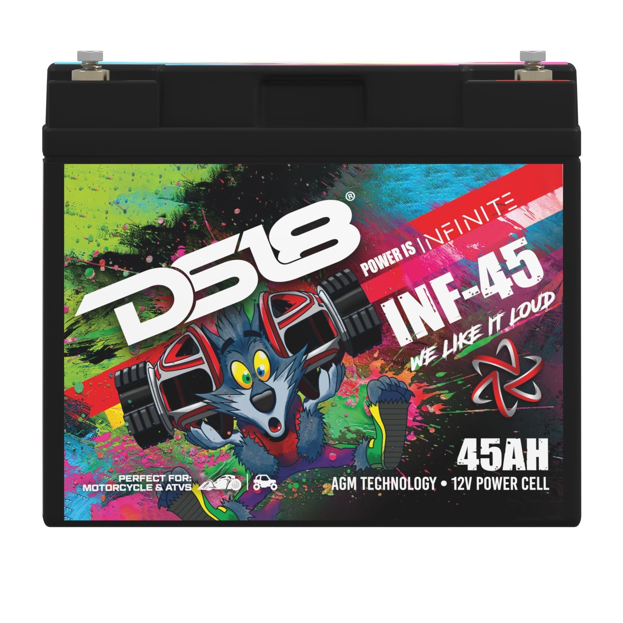 DS18 INFINITE 45 AH AGM Power Cell 12 Volt Battery