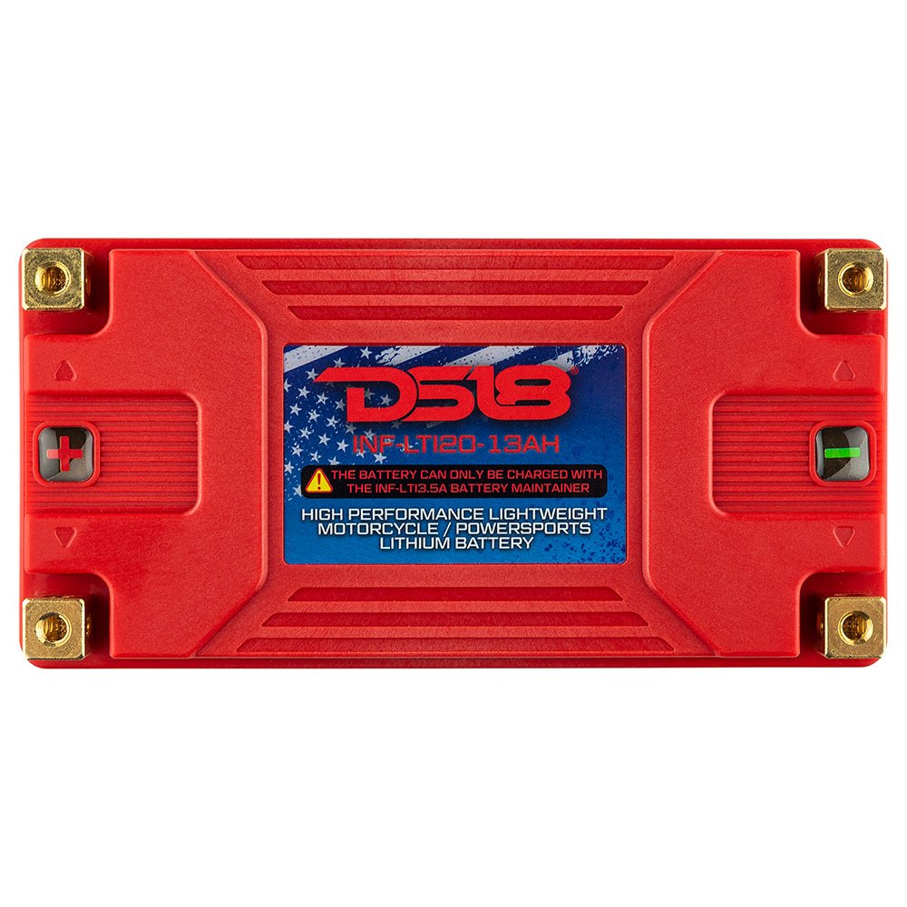 DS18 INF-LTI20-13AH INFINITE 13 AH Lithium Battery YTX20 Case With Shake and Wake Technology and BMS - Perfect for Motorcycles