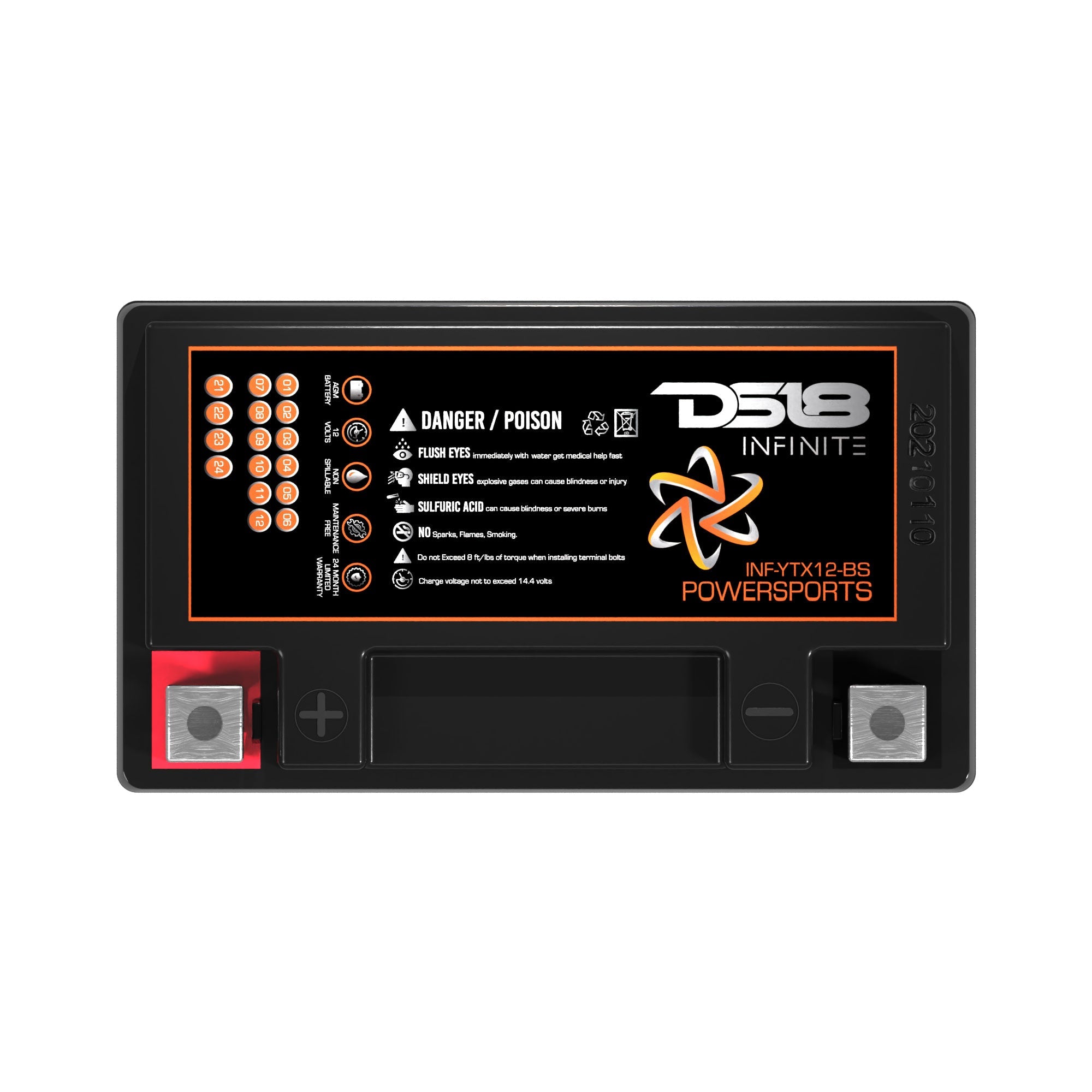 DS18 INFINITE 450 Watts 12 AH AGM Power Cell For Power Sports