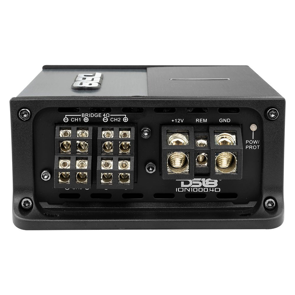 DS18 ION1000.4D ION Compact Full Range Class D 4-Channel Amplifier 4 x 150 Watts RMS @ 4-ohm — view 3 of 5
