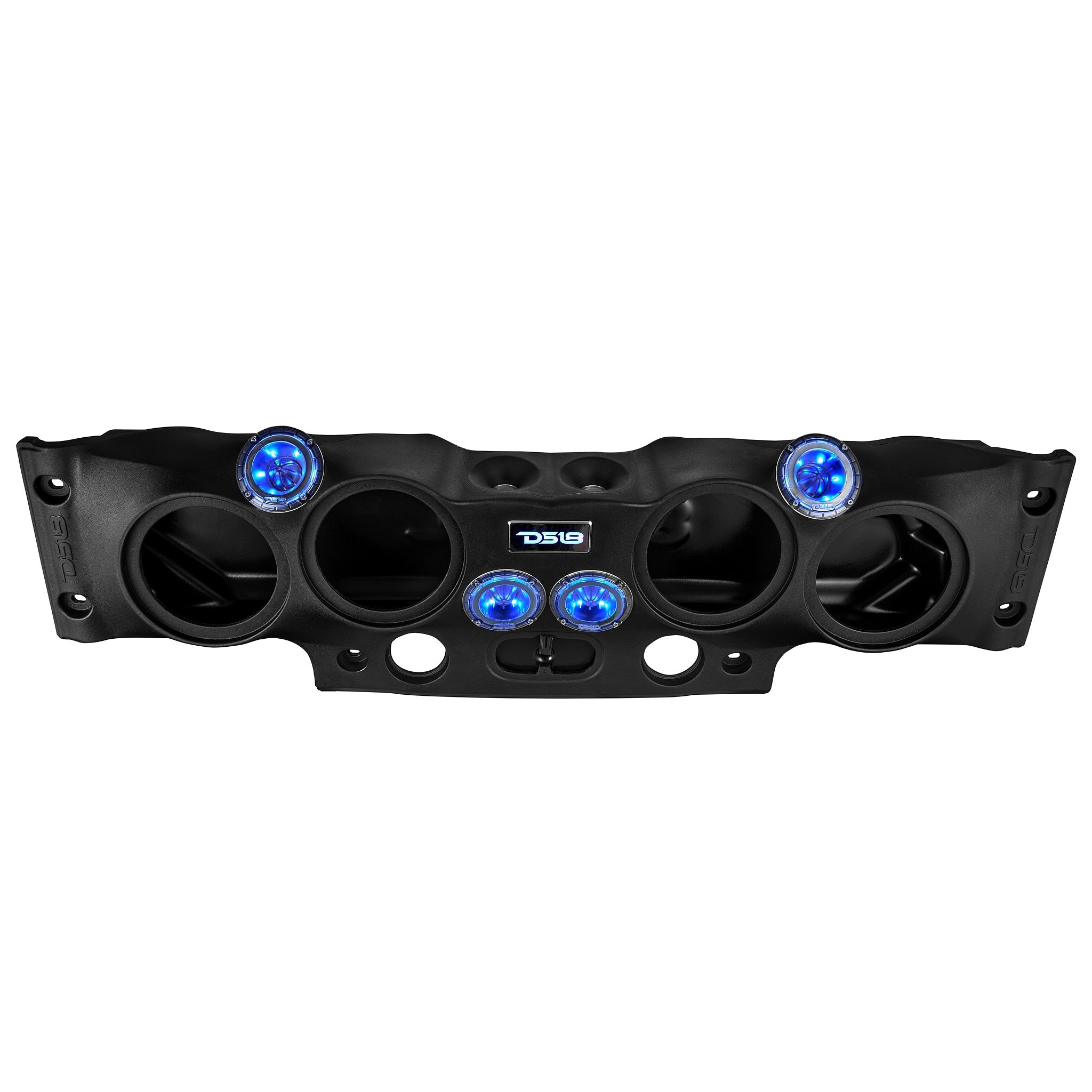 DS18 Jeep JK/JKU Overhead Sound Bar System Fits 4 X 8" Speakers (Not included) 4 X Tweeters PRO-TW4L and 2 X Drivers PRO-DRNSC1.5 and Harness Included- Black