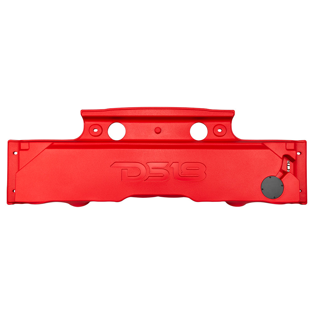 DS18 Jeep JK/JKU Overhead Bar System Fits 4 X 8" Speakers, 4 X Tweeters and 2 X Drivers -Red