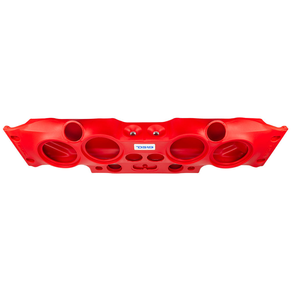 DS18 Jeep JK/JKU Overhead Bar System Fits 4 X 8" Speakers, 4 X Tweeters and 2 X Drivers -Red