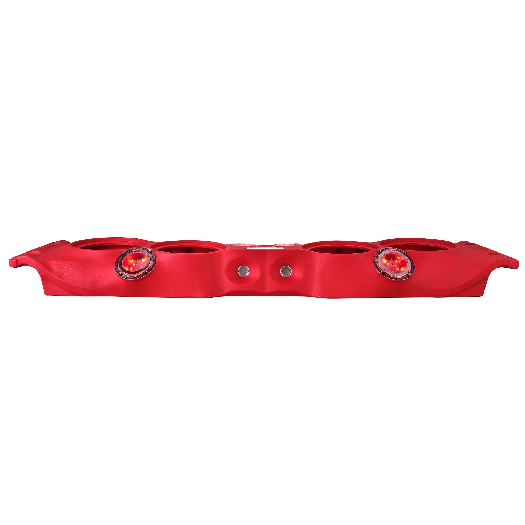 DS18 Jeep JK/JKU Overhead Sound Bar System Fits 4 X 8" Speakers (Not included) 4 X Tweeters PRO-TW4L and 2 X Drivers PRO-DRNSC1.5 and Harness Included- Red