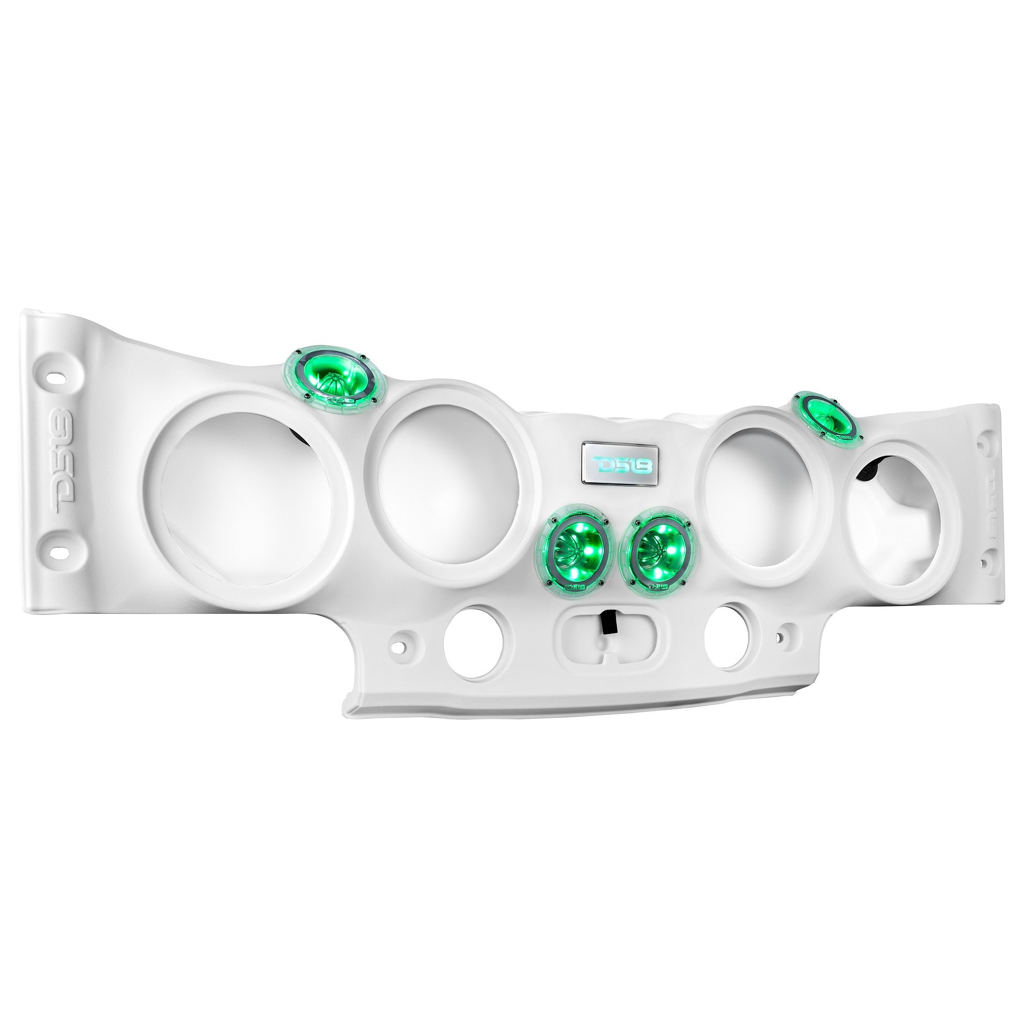 DS18 Jeep JK/JKU Overhead Sound Bar System Fits 4 X 8" Speakers (Not included) 4 X Tweeters PRO-TW4L and 2 X Drivers PRO-DRNSC1.5 and Harness Included- White