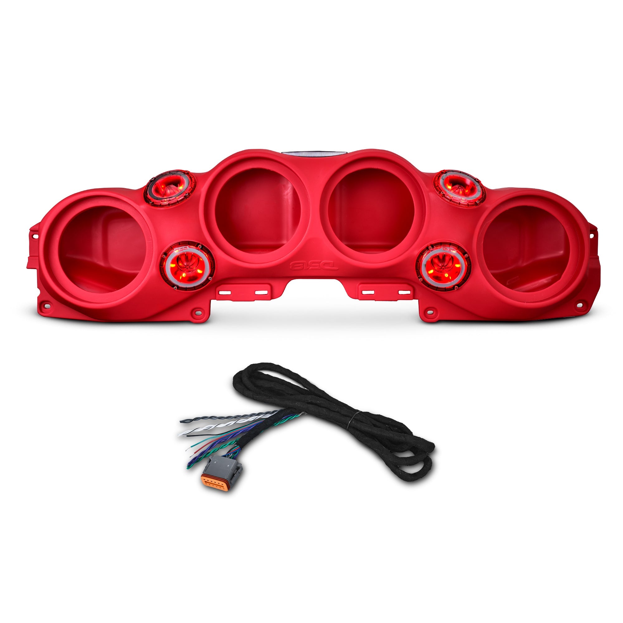 DS18 Jeep JL/JLU,JT Overhead Bar System Fits 4 X 8" Speakers (Not Included) and 4 X Tweeters PRO-TW4L and Harness Included