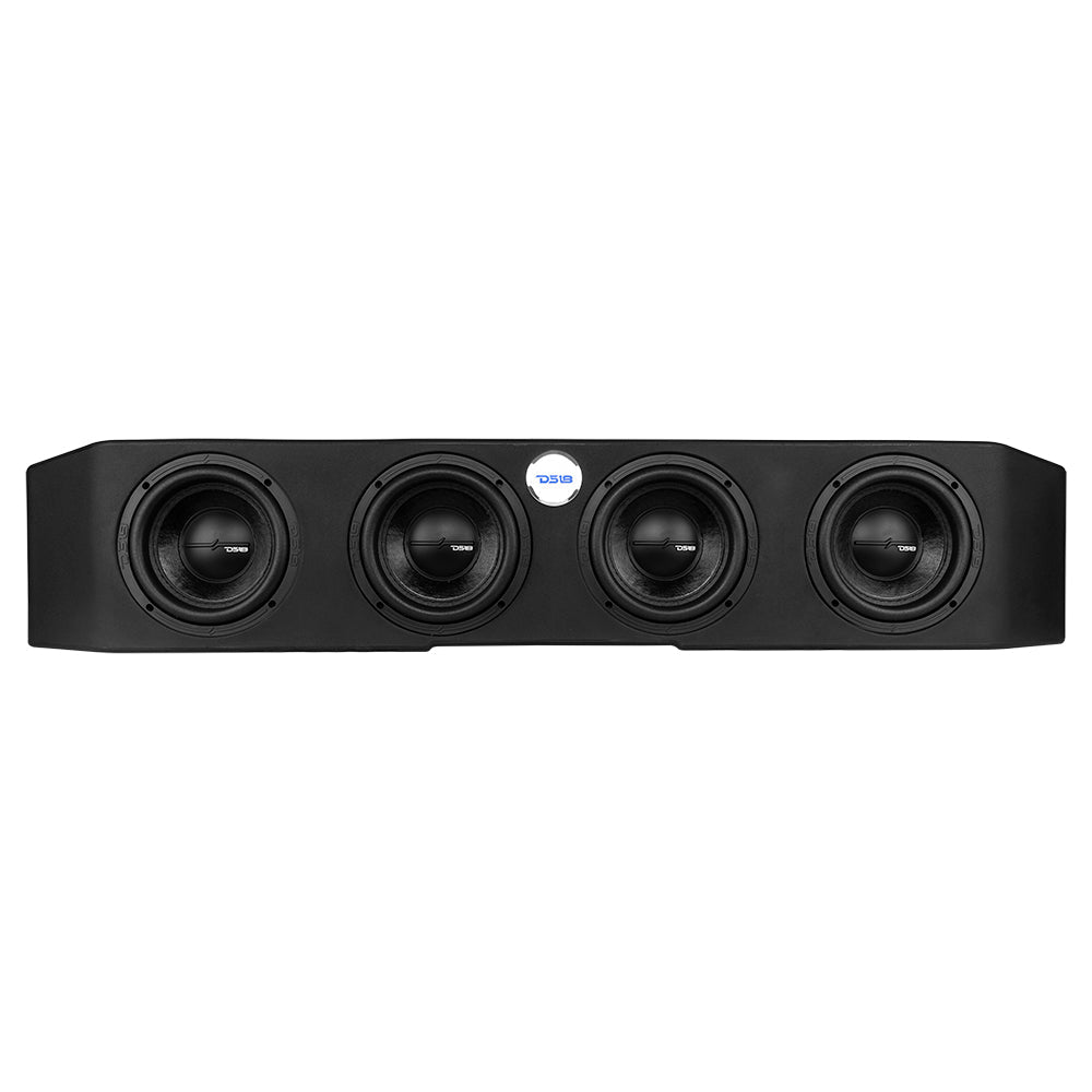 DS18 Under Seat Subwoofer Enclosure 4 x 6.5" Sealed for JT Gladiator Jeeps