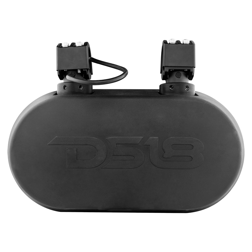 DS18 Dual 8" Marine and Powersports PRO Roll Cage Sound Bar System with Built in LED RGB Lights 500 Watts Rms ( 2 x PRO-HY8.4B Included)