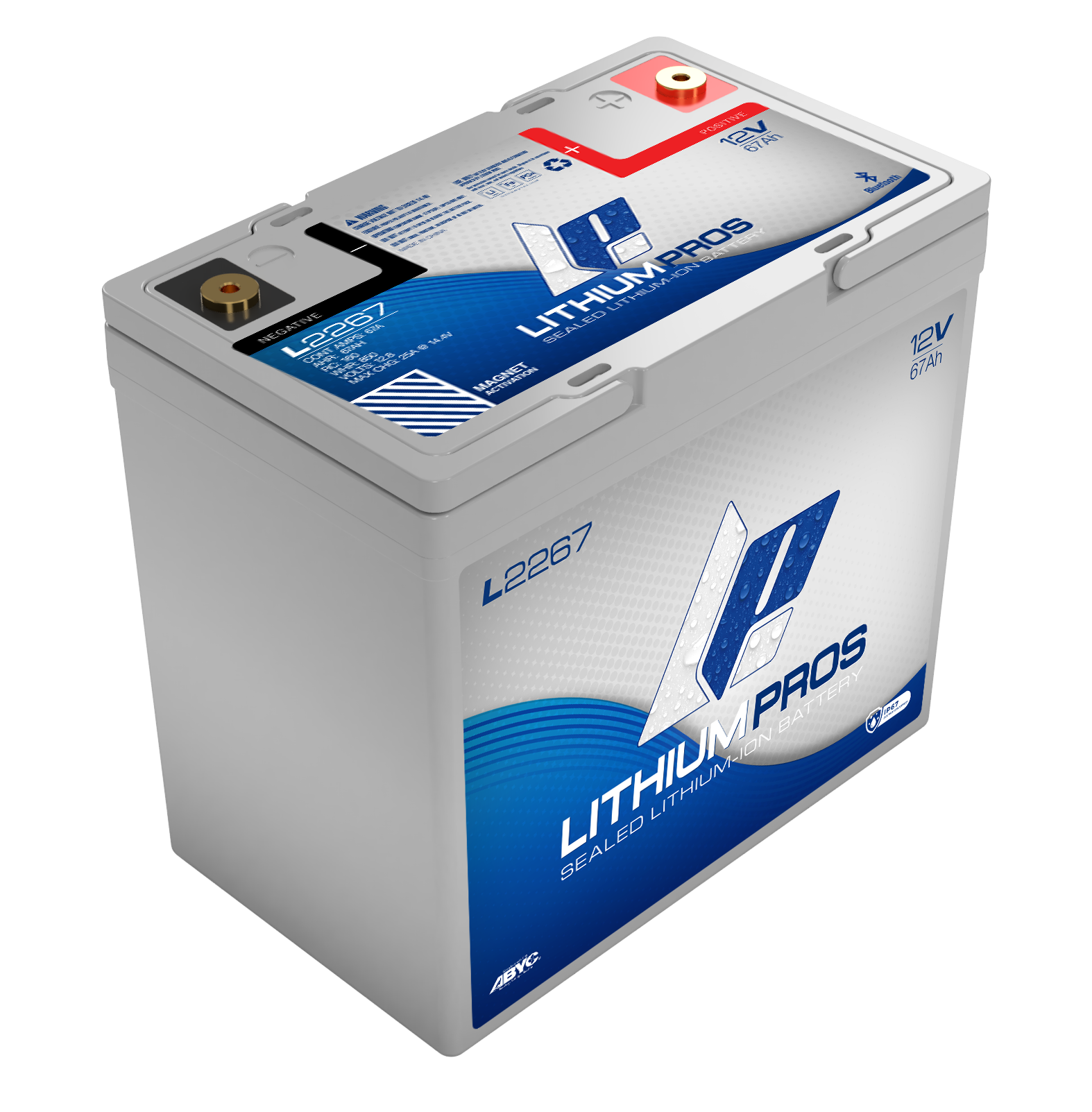 Lithium Pros L2267 12V 67Ah LiFePO4 Lithium Trolling Motor Battery – JS Ultimate Sounds