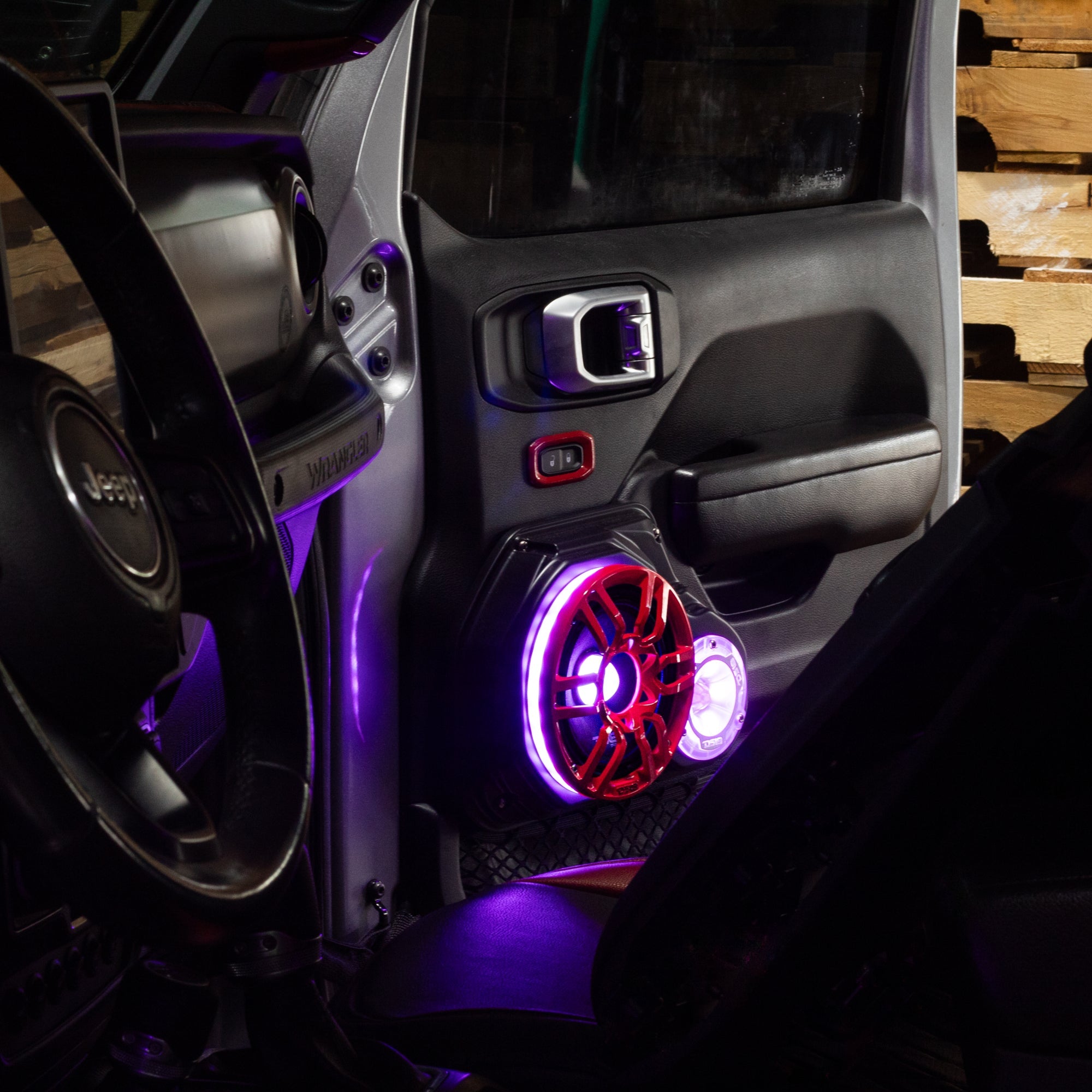 DS18 Jeep JL/JLU/JT Front Door Speaker Panels - Long Armrest Models