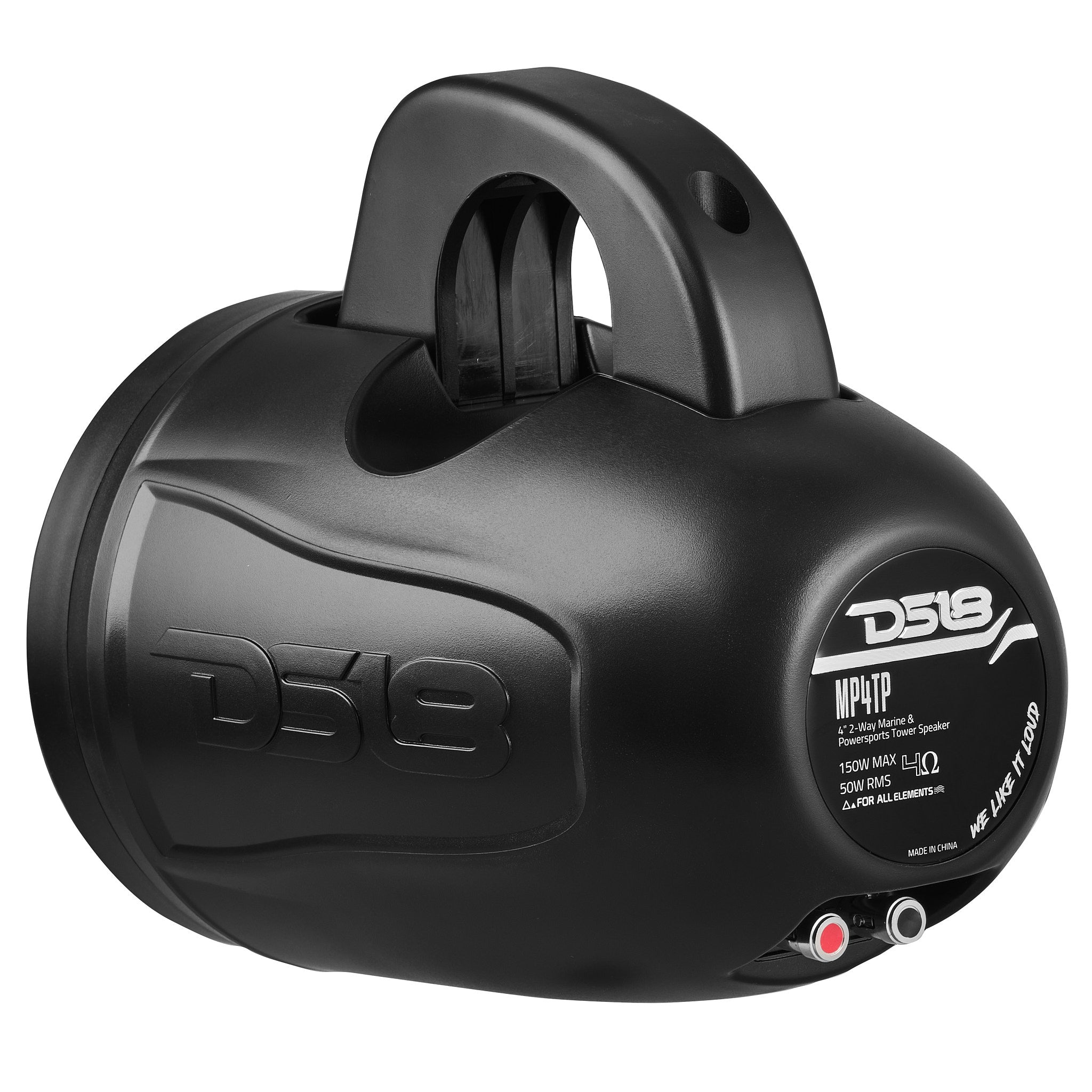 DS18 MP 4" Wakeboard Tower Speakers 50 Watts Rms -Black