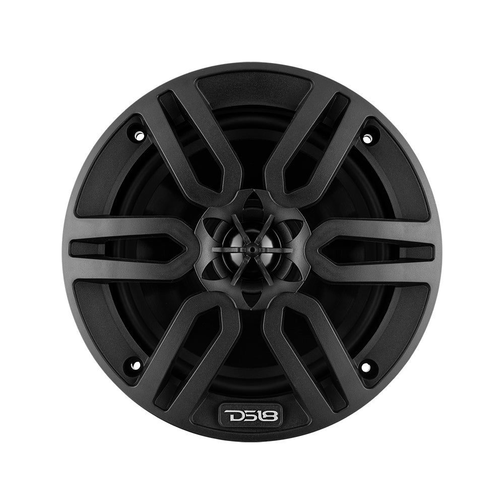 DS18 MP 6.5" 2-Way Coaxial Marine Speaker 60 Watts Rms 4-Ohm -Black