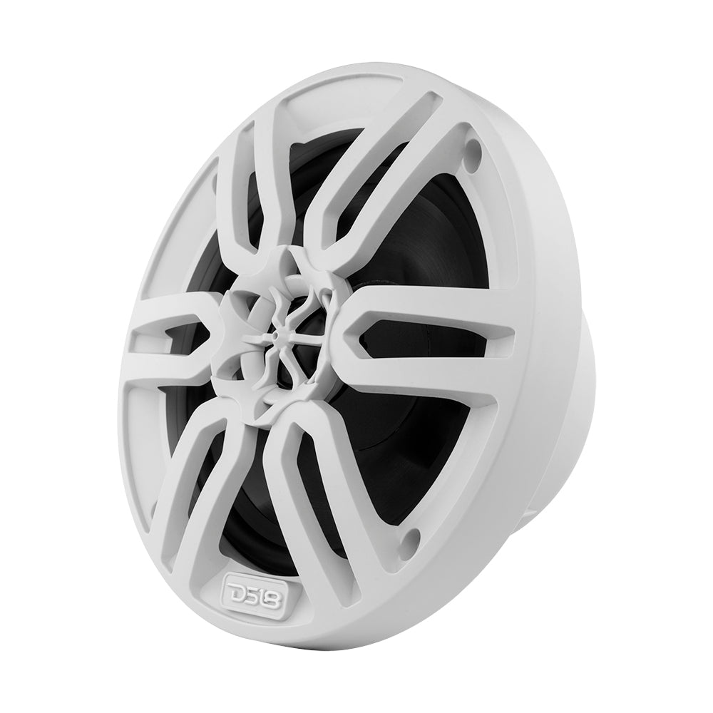 DS18 MP 6.5" 2-Way Coaxial Marine Speaker 60 Watts Rms 4-Ohm -White