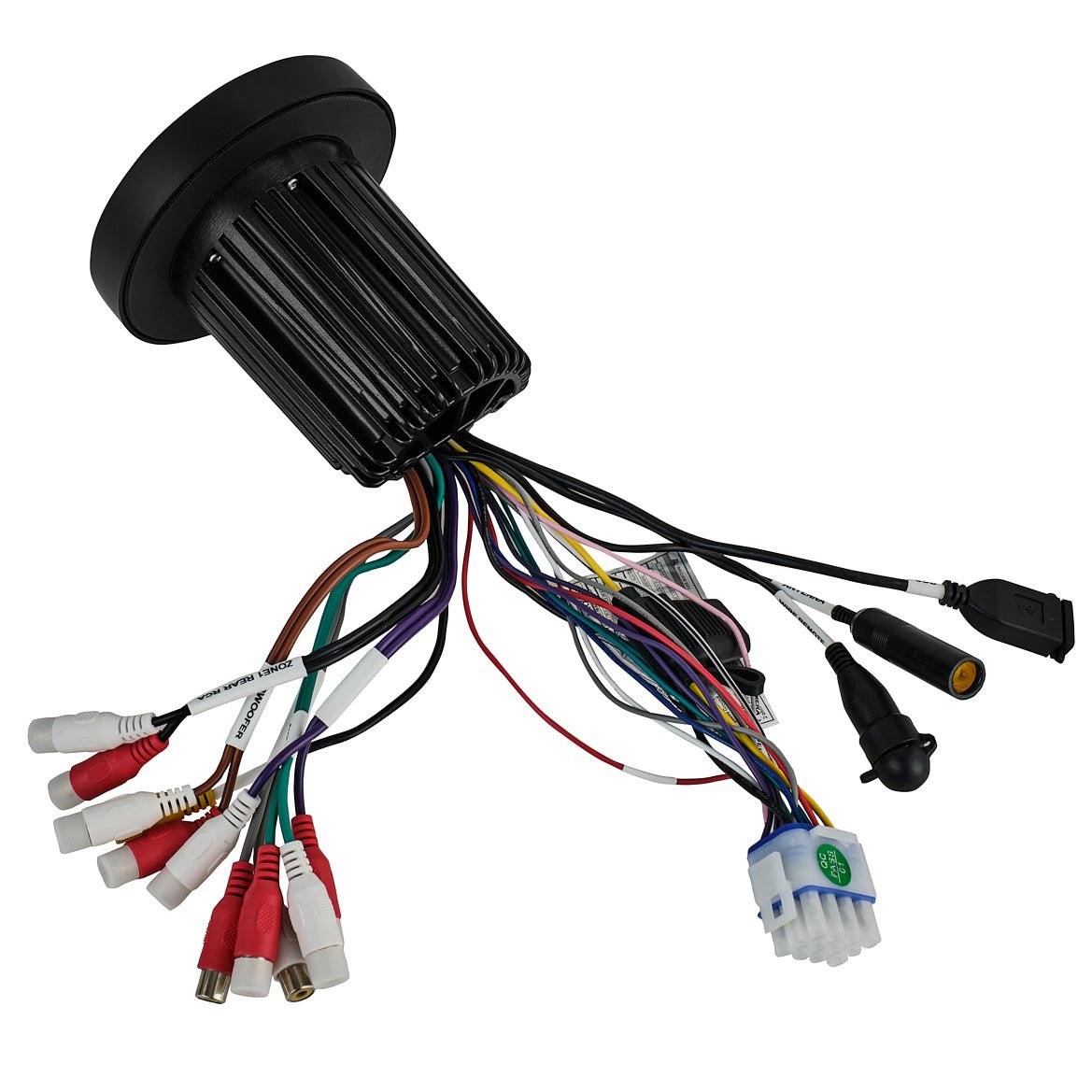 DS18 Marine and Powersports Headunit 3" Color TFT screen , 2 Zones, 4 volts Output, BT, RDS 4 X 50 Watts