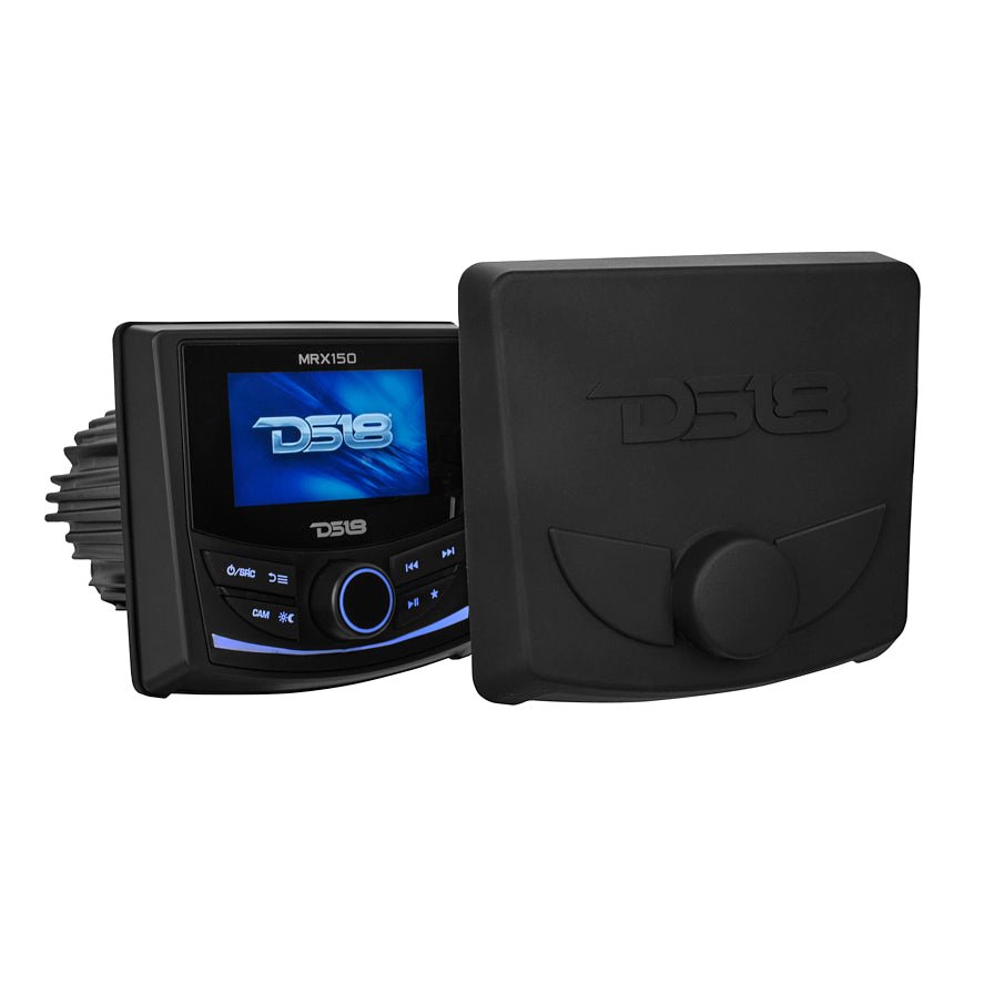 DS18 Marine and Powersports Headunit 3" Color TFT screen , 2 Zones, 4 volts Output, BT, RDS 4 X 50 Watts