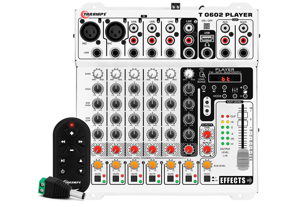 Taramps T 0602 PLAYER Audio Mixer - 1