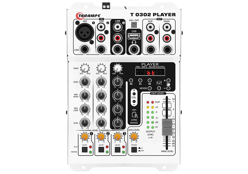 Taramps T 0302 PLAYER Audio Mixer - 3