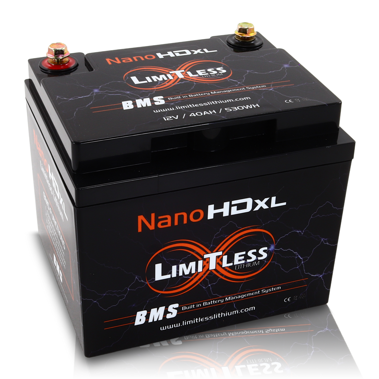 Limitless Lithium Nano-HD XL IP66 LiFePO4 Powersports Battery BCI 86 + 3.5A Maintainer (4)