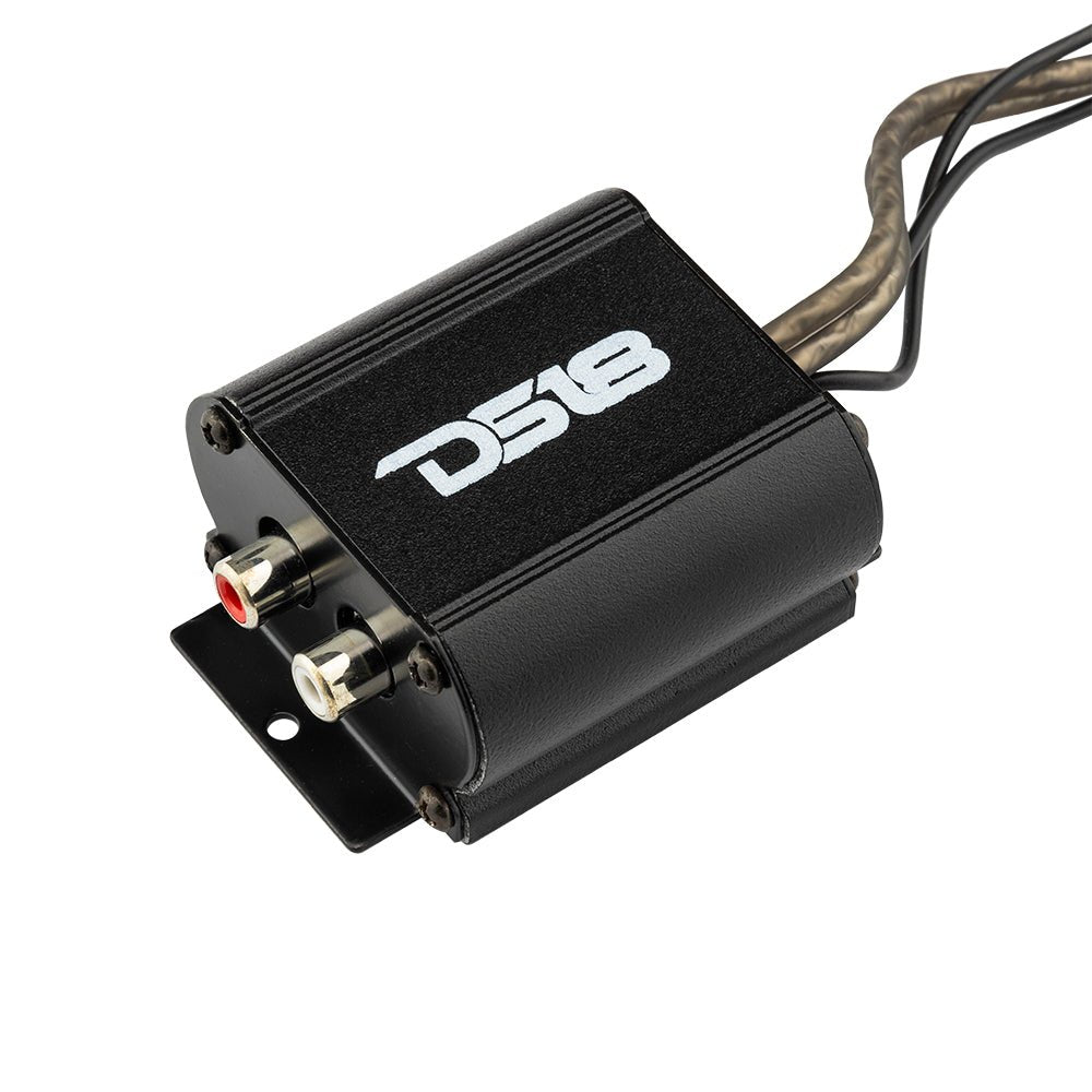 DS18 Inline RCA Noise Filter for Car Audio – Noise Reducer with Female RCA Input & Male RCA Output