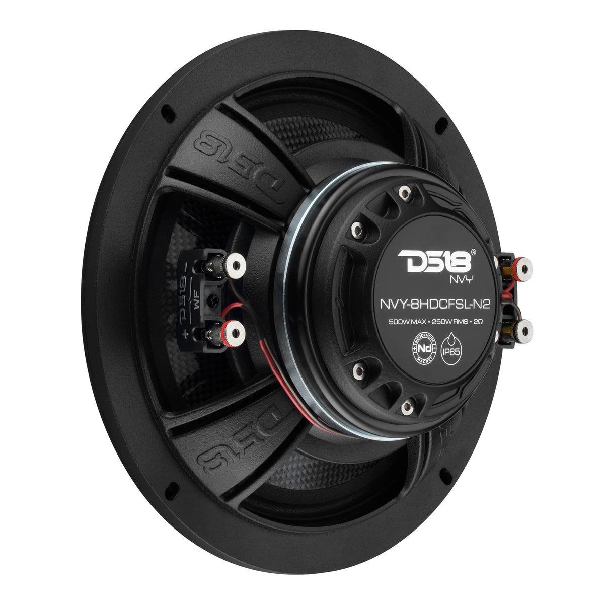 DS18 NVY-8HDCFSL-N2 8” Slim Hybrid Loudspeakers with Compression Driver, Carbon Fiber Cone and Neodymium Magne — view 5 of 5