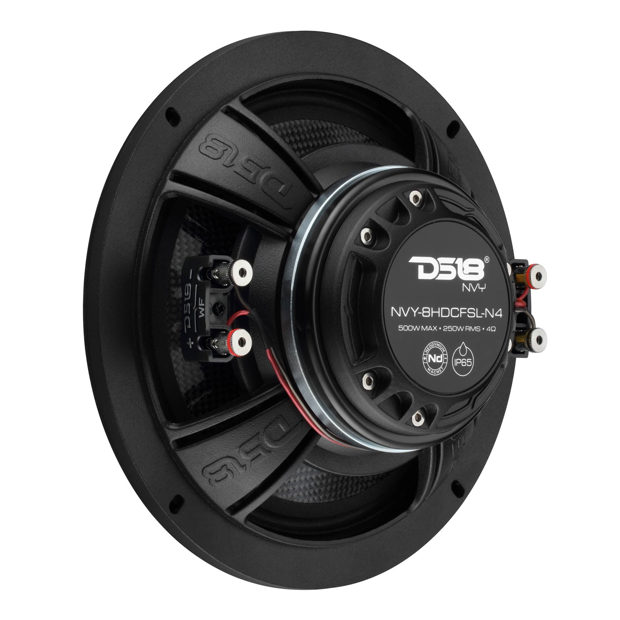 DS18 NVY-8HDCFSL-N4 8” Slim Hybrid Loudspeakers with Compression Driver, Carbon Fiber Cone and Neodymium Magne — view 5 of 5