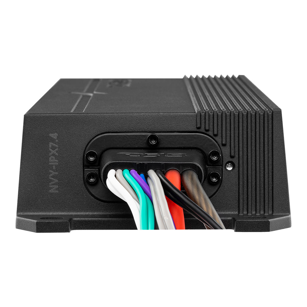 DS18 NVY 4-Channel Full-Range IPX7 Submersible Marine and Powersports Amplifier 120 x 4 @ 4-Ohm Watts RMS