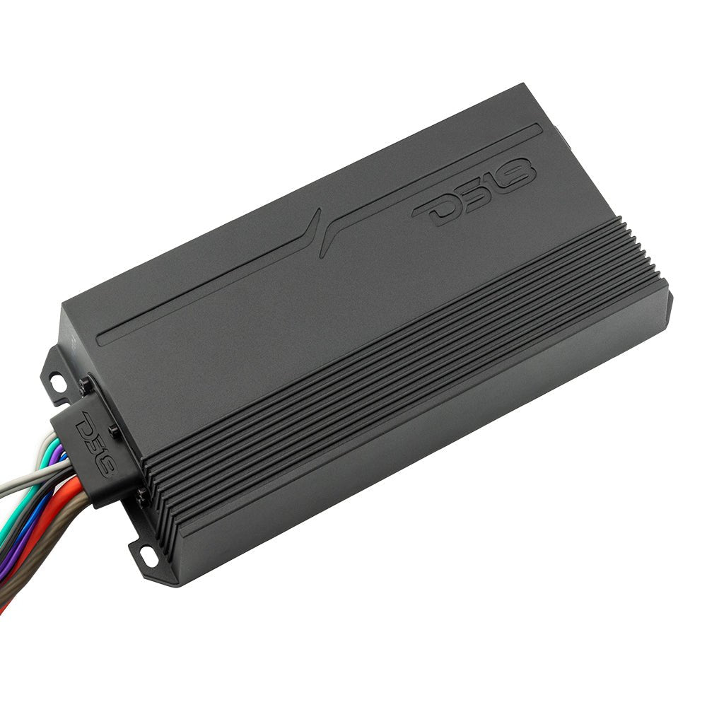 DS18 NVY 4-Channel Full-Range IPX7 Submersible Marine and Powersports Amplifier 120 x 4 @ 4-Ohm Watts RMS