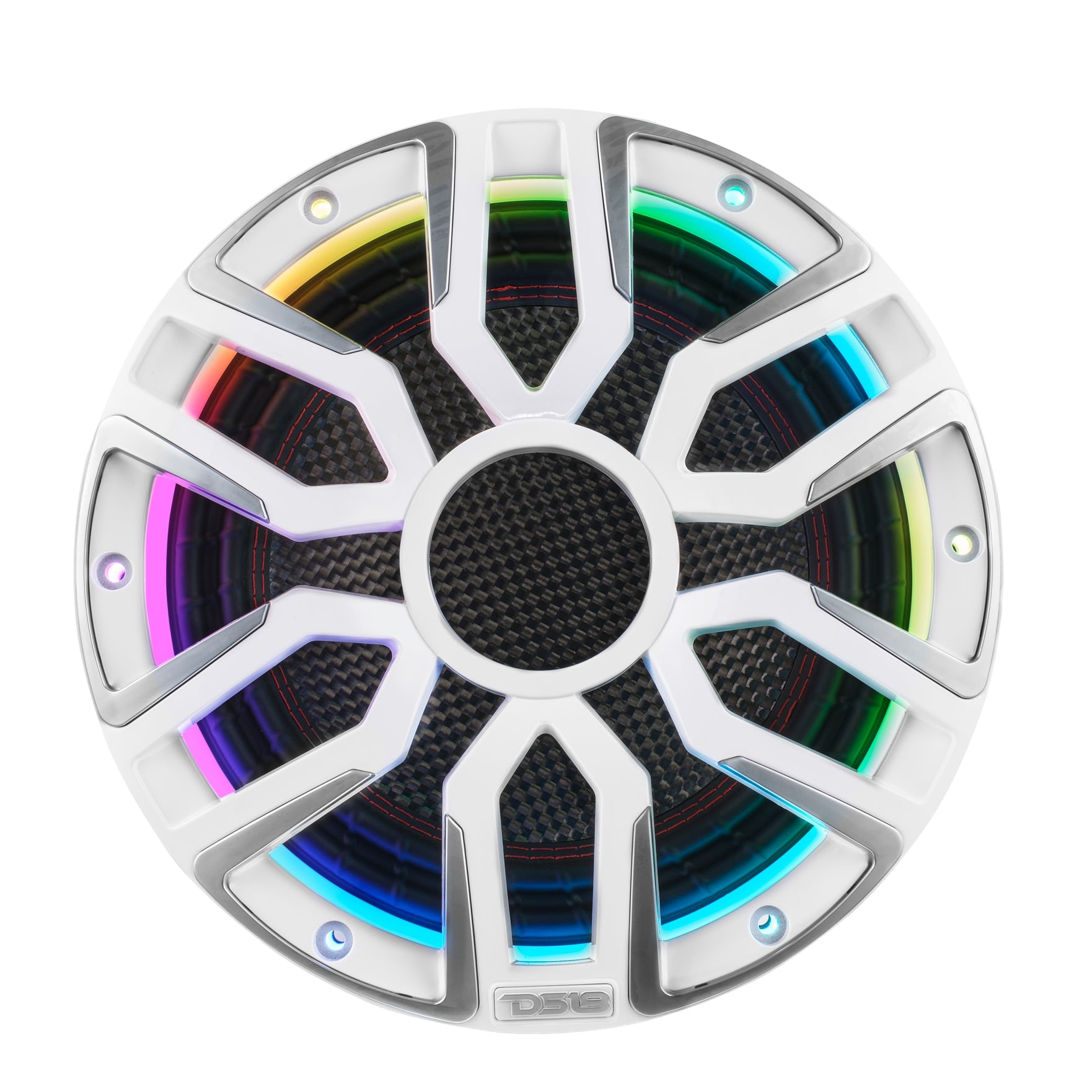 DS18 10” Neodymium Marine & Powersports Subwoofer With Carbon Fiber Cone | 600W RMS 4-Ohm