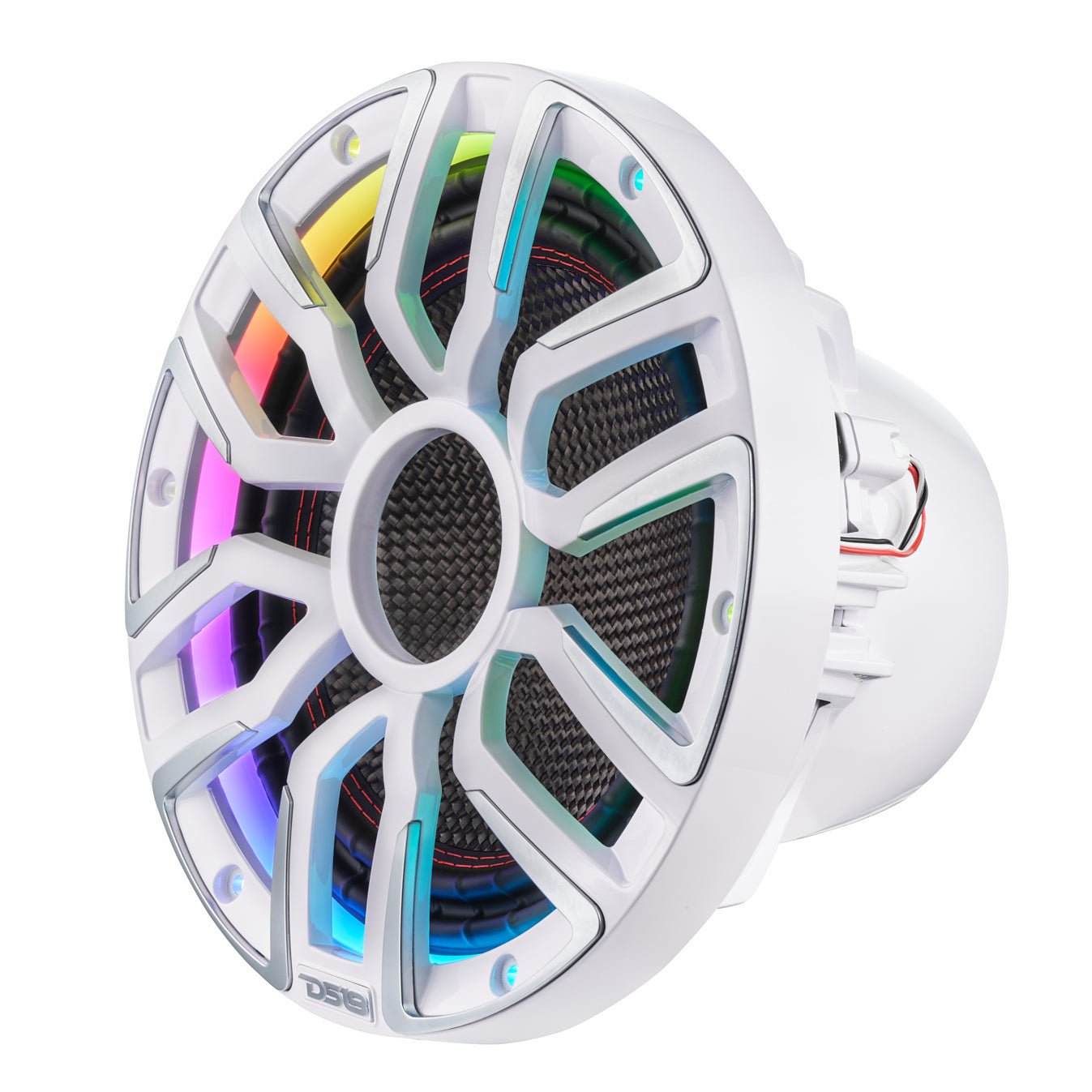 DS18 10” Neodymium Marine & Powersports Subwoofer With Carbon Fiber Cone | 600W RMS 4-Ohm