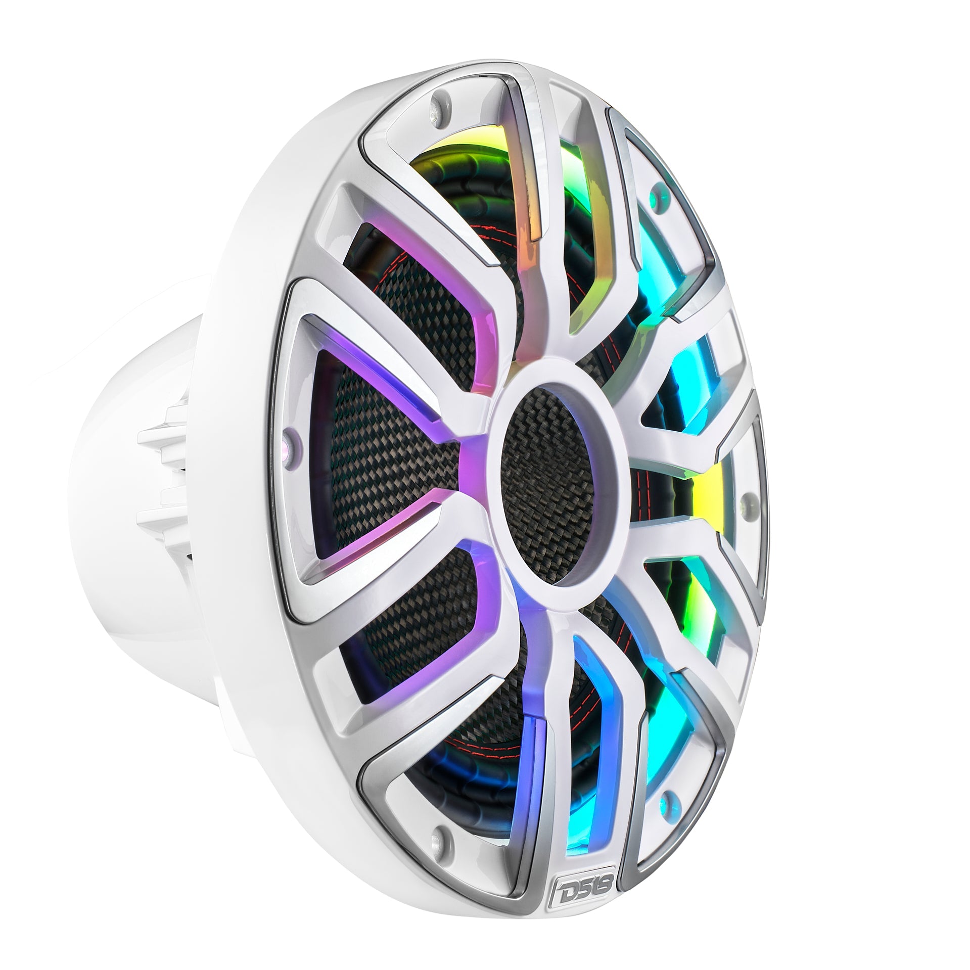 DS18 10” Neodymium Marine & Powersports Subwoofer With Carbon Fiber Cone | 600W RMS 4-Ohm